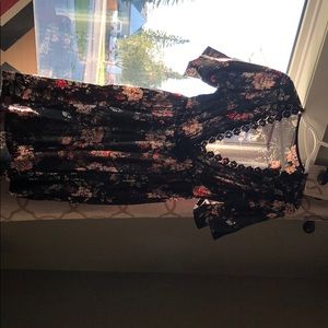 V cut dress, new, only tried on